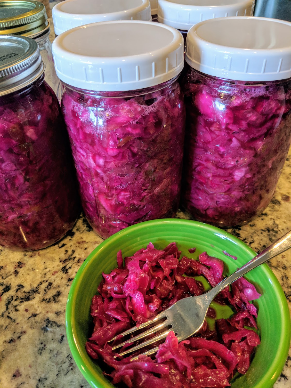 Purple sauerkraut