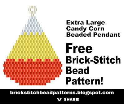 Free brick stitch seed bead pattern printable download pdf.