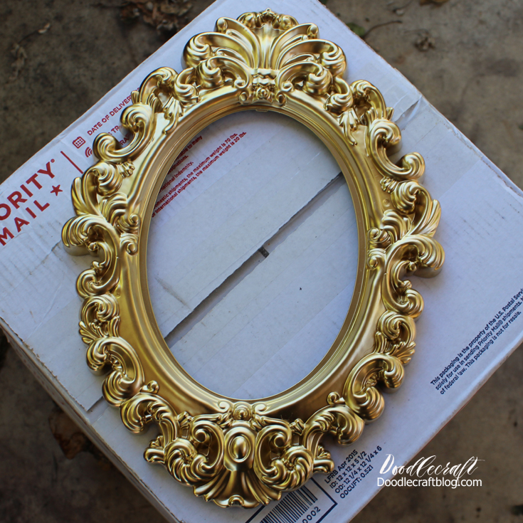 Doodlecraft Antique Ornate Picture Frame!