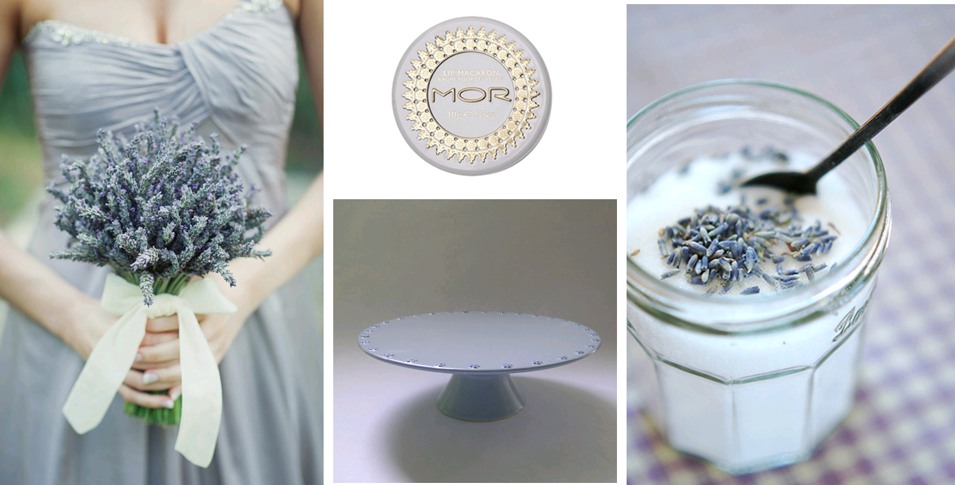 A Shade of Cerise for the LavenderBlue Bridesmaid