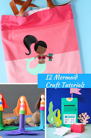 Mermaid craft tutorials