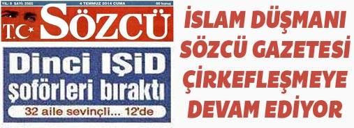 Sözcü Her Zaman Olduğu Gibi Yine Çirkef