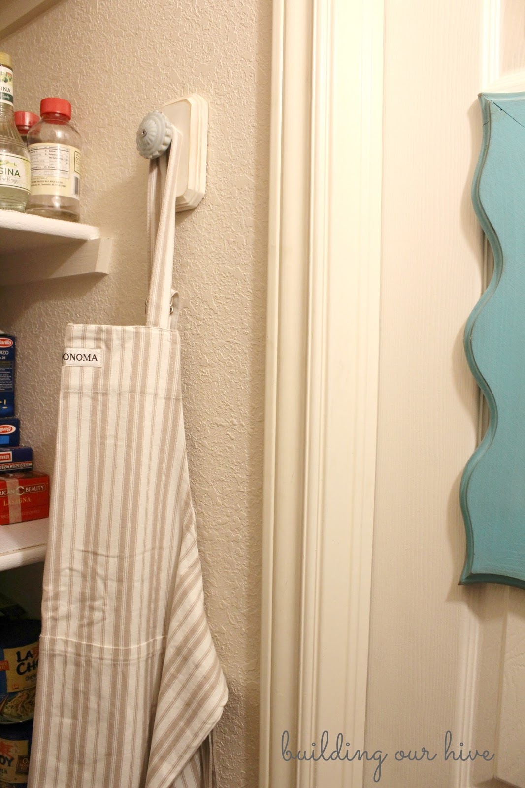 Building Our Hive Pantry Apron Hook