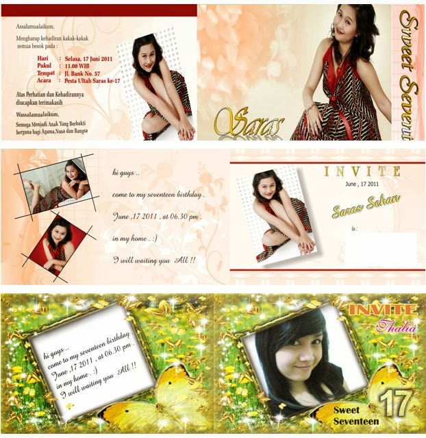 Contoh Kartu Undangan Harga 3000