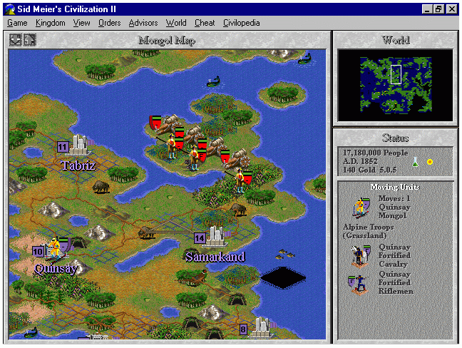 Choose Your Weapon: Civilization 2