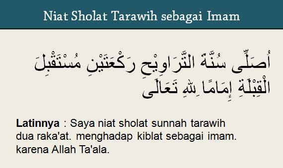 Niat Sholat Tarawih untuk Imam, Makmum, atau Sendirian kita dihadapkan dengan beragam pilihan amalan Niat Sholat Tarawih untuk Imam, Makmum, atau Sendirian