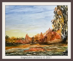 watercolor meadow sunset painting impulsive tutorial artistry
