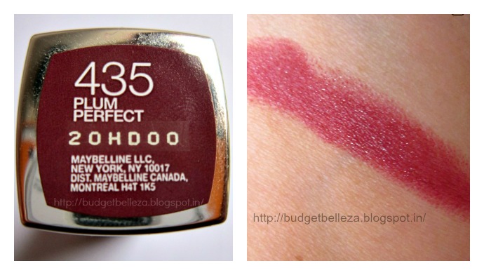 Maybelline Color Sensational Lipcolor – Feuchtigkeitsspendender Lippenstift In Plum Perfect