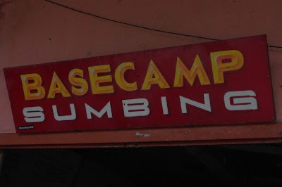 Plang sambutan basecamp Sumbing via Garung Plang sambutan basecamp Sumbing via Garung