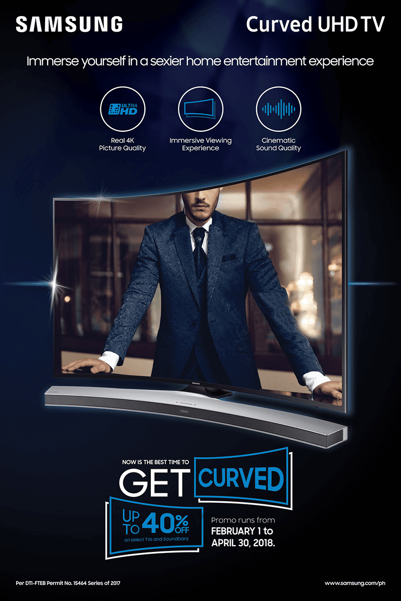 Samsung Curved TVs are on a special promo!