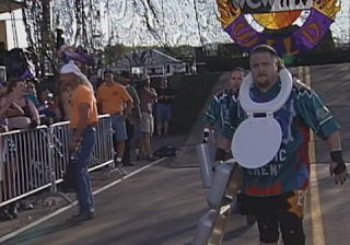 WCW Road Wild 1998: That toilet seat is a good indication of how shit Dancing Fools vs. Public Enemy really was 