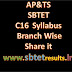 AP&TS SBTET C16 Curriculum(Syllabus) Branch Wise Available Now