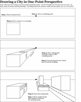 C.I.C.S. Bucktown Art: Perspective How To Worksheets