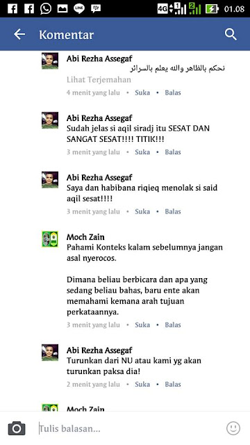 Disayangkan, Oknum Pengguna Nama Assegaf Hina Kiai Besar dengan Sebutan Disayangkan, Oknum Pengguna Nama Assegaf Hina Kiai Besar dengan Sebutan