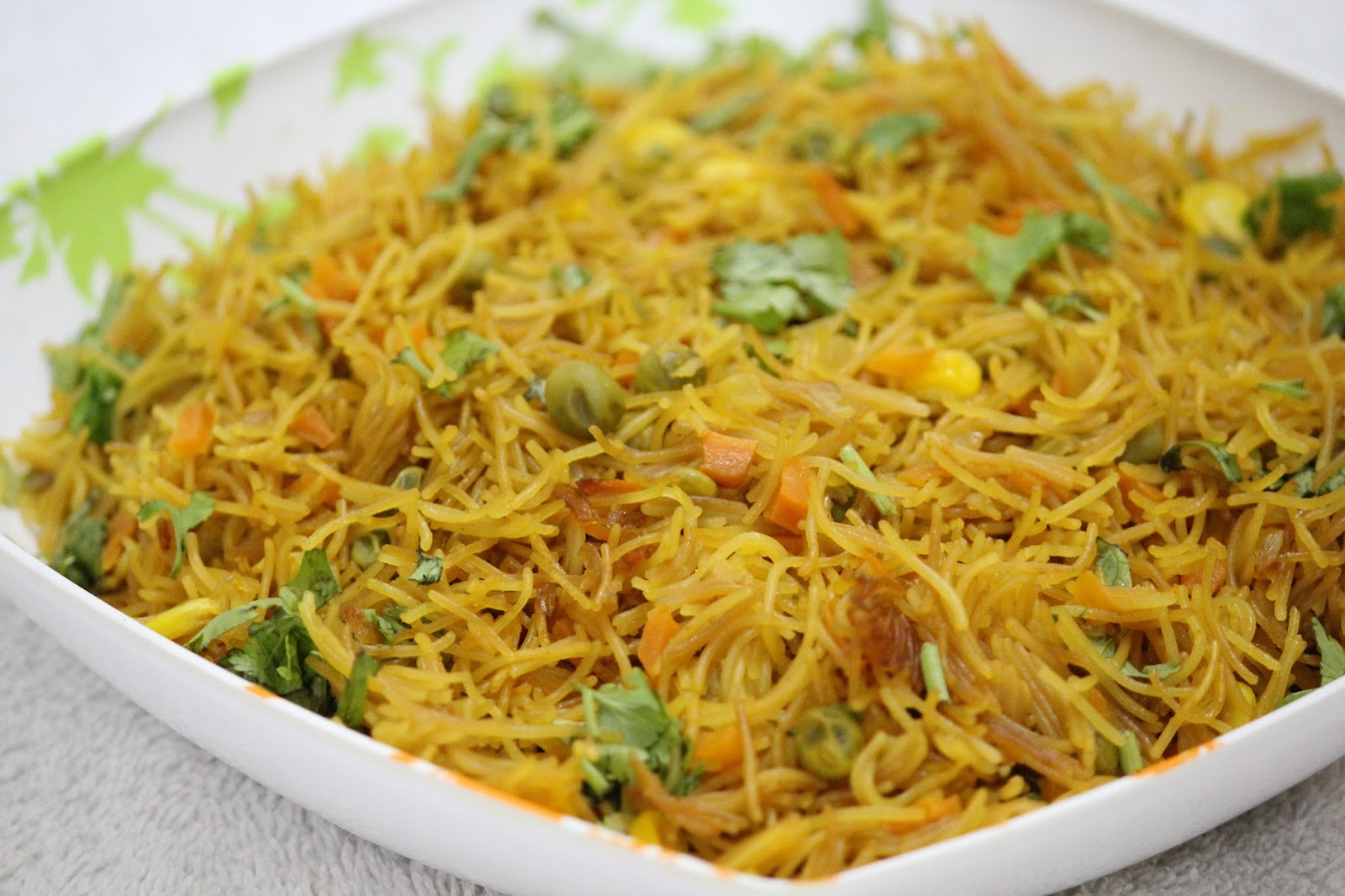Easy Children Recipes: VEGETABLE VERMICELLI / VERMICELLI UPMA/ VE