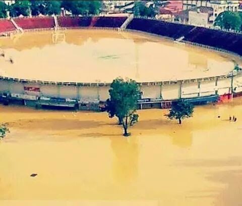 banjir 2014, kelantan, stadium sultan mahmud