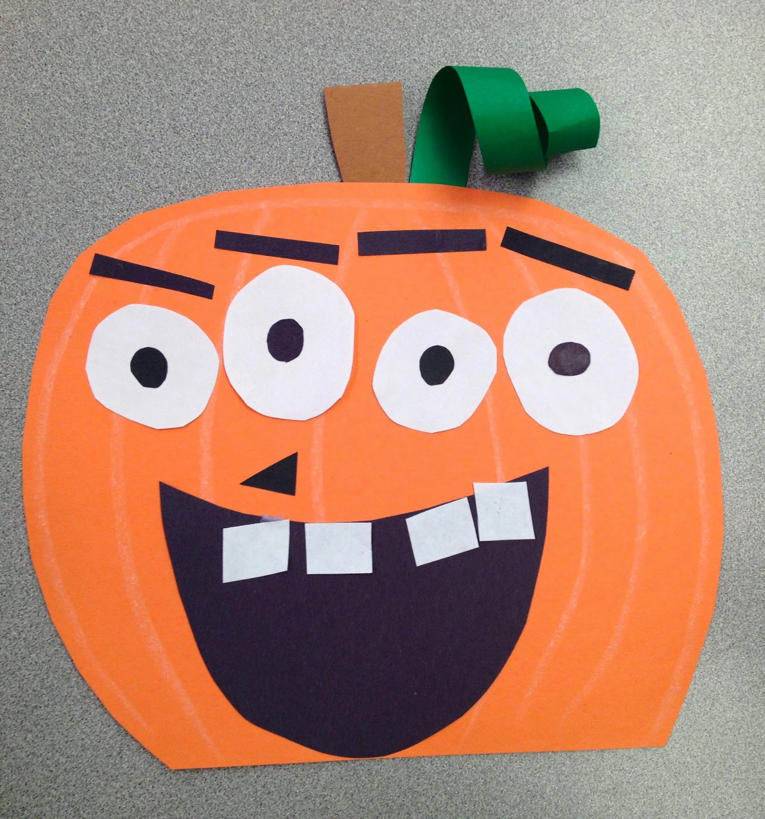 Ms. C's Artroom Halloween Pumpkin Art Lesson