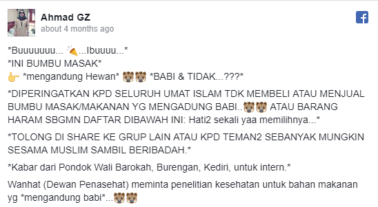 Heboh Bumbu Masak Sampai Indomie Mengandung Babi, Begini Fakta Sebenarnya