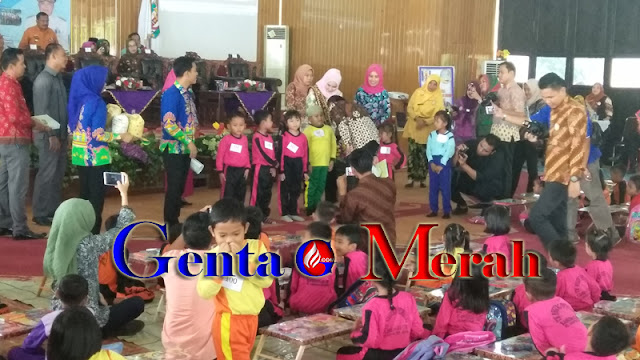 Ratusan Siswa TI-PAUD Ikuti Lomba Mewarnai Tingakat Kabupaten Waykanan