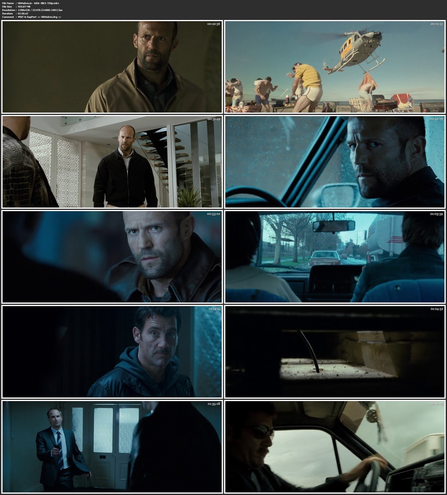 Killer Elite 2011 Hindi Dual Audio 720p BluRay 900MB Download
