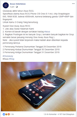Penipuan Berkedok Hadiah Handphone Gratis di Facebook