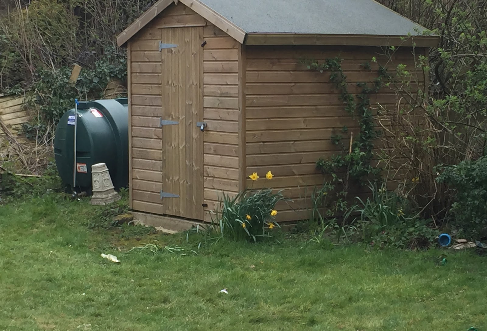 Painting a Garden Shed