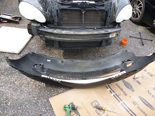 How to remove the front bumper cover from a PT Cruiser: How to remove