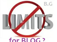 Kenali Batasan Apa Saja Yang Terdapat Dalam Blogger