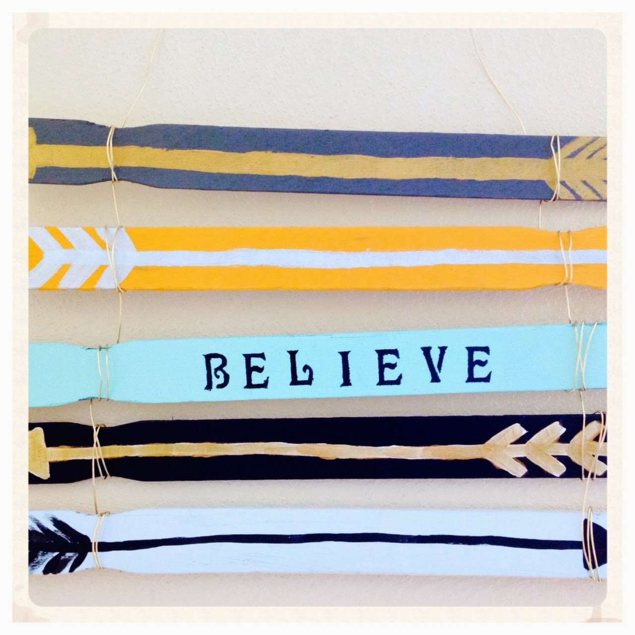 CRAFTY SATURDAY: Inspirational paint sticks!