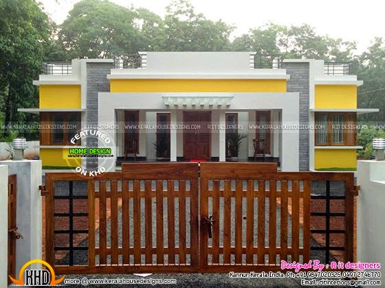 Finished house in Kerala
