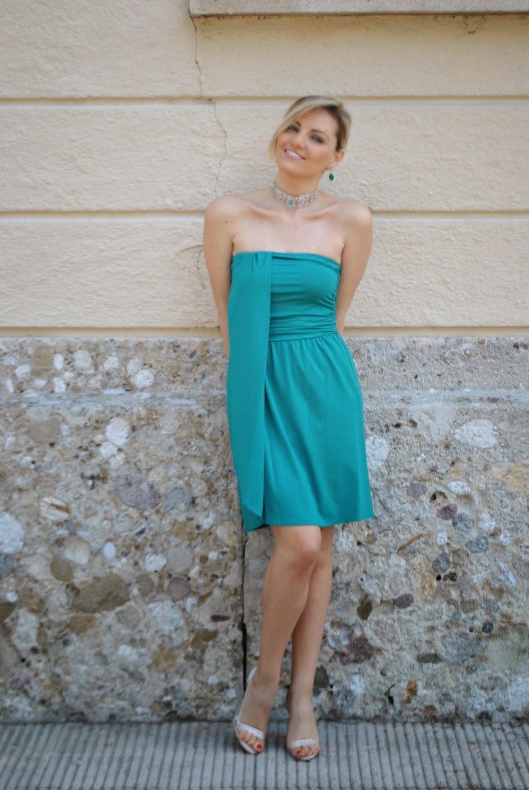Color Block By FelyM. OUTFIT GREEN ELEGANT SUMMER DRESS COME ABBINARE UN ABITO VERDE ELEGANTE