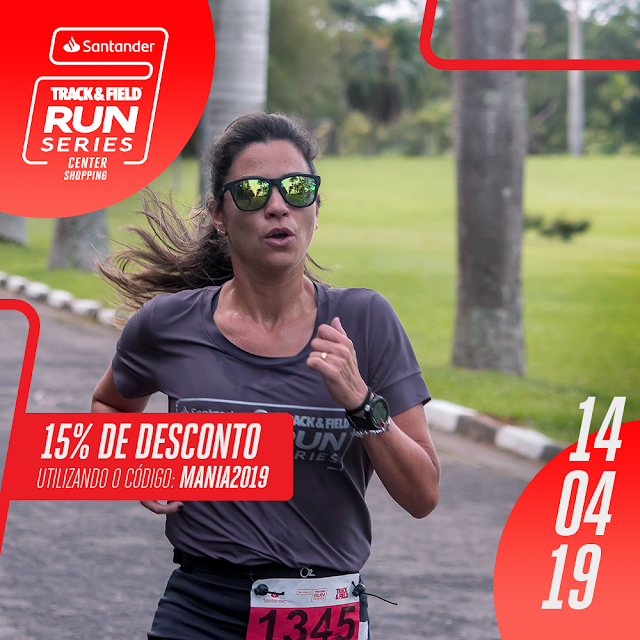 Inscrição com desconto para Santander Track&Field Center Shopping