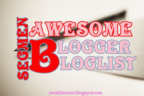 Segmen Awesome Blogger Bloglist