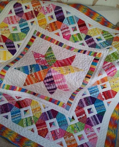 Scrap Happy Star Quilt - Pattern