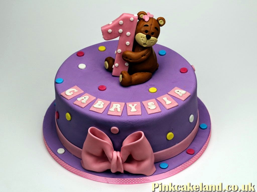 1st Birthday Cake for Girl in Bromley