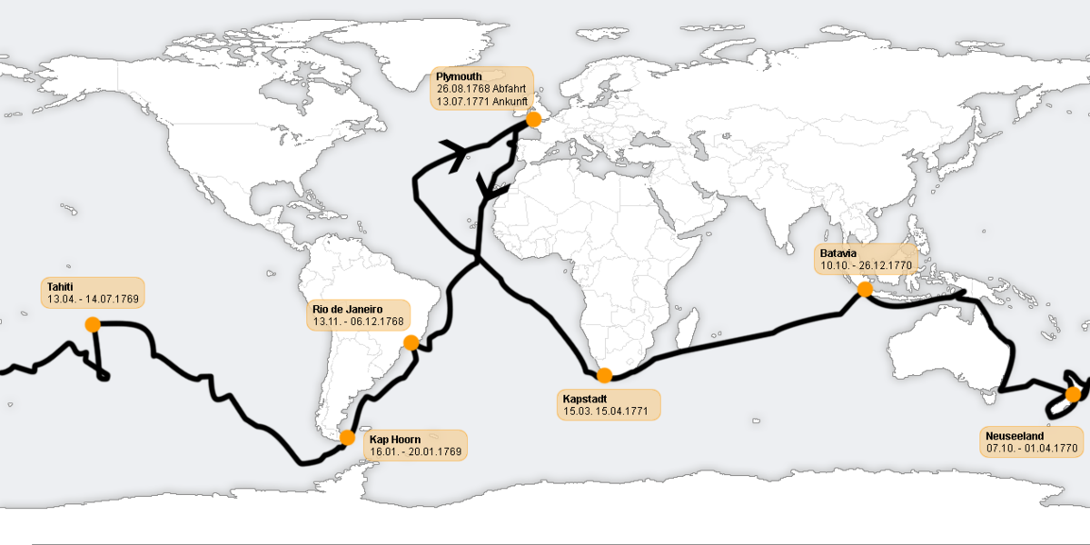 Enroque de ciencia James Cook y ‘Terra Australis’