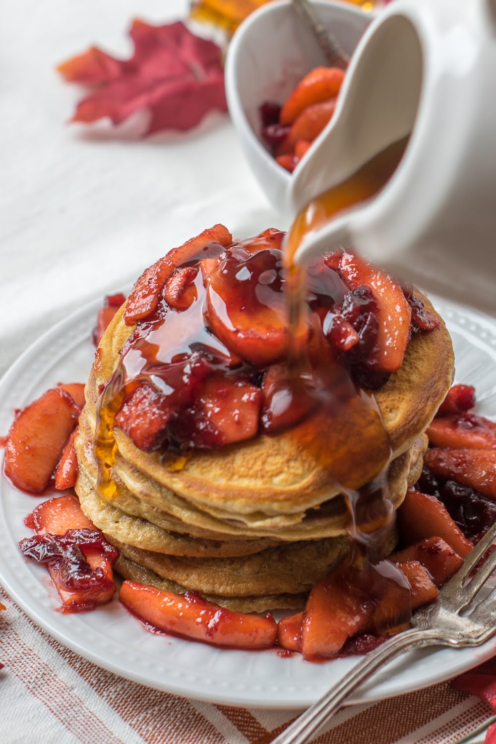 Cranberry Apple Ginger Pancakes Cranberry Apple Ginger Pancakes