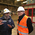  Il presidente Stefano Corsini in visita allo stabilimento ArcelorMittal di Piombino