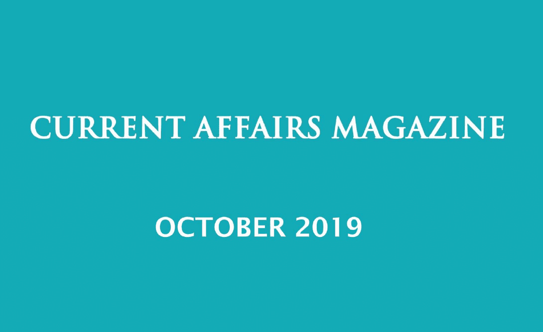 Current Affairs October 2019 iasparliament