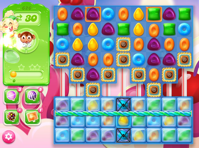 Candy Crush Jelly Saga level 626 Candy Crush Jelly Saga level 626