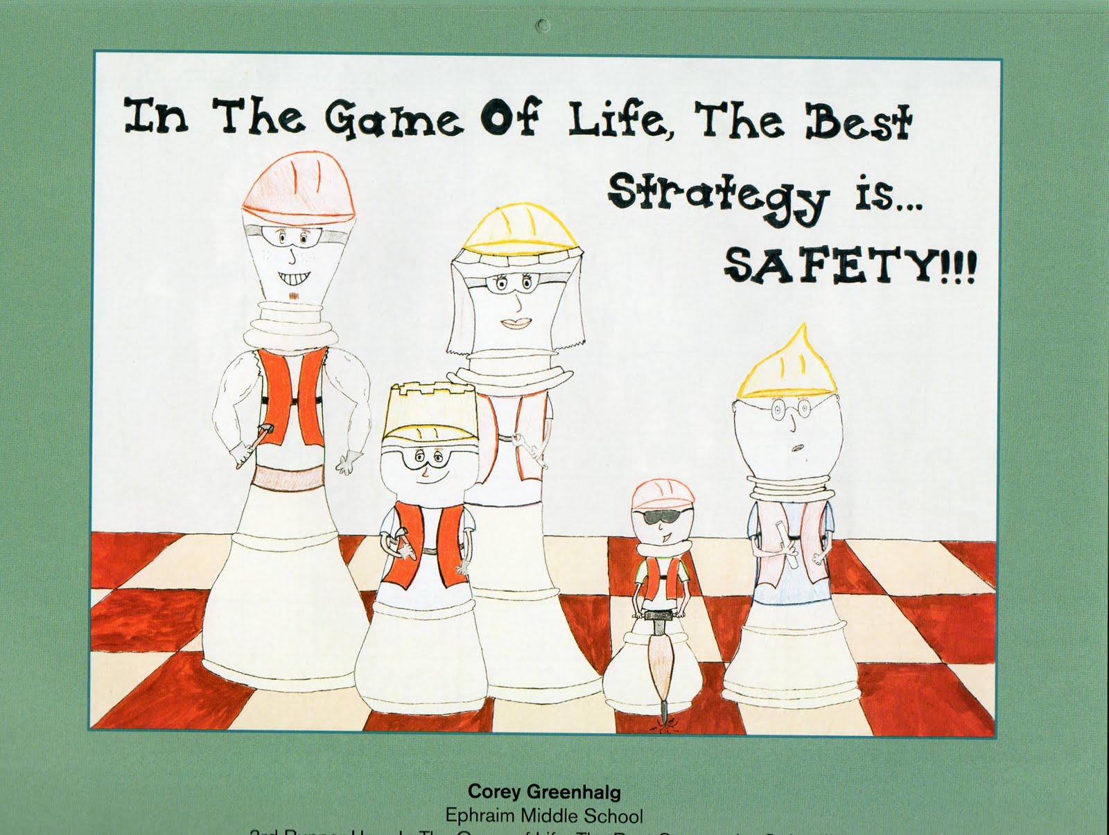 Drawing & Painting Safety Poster