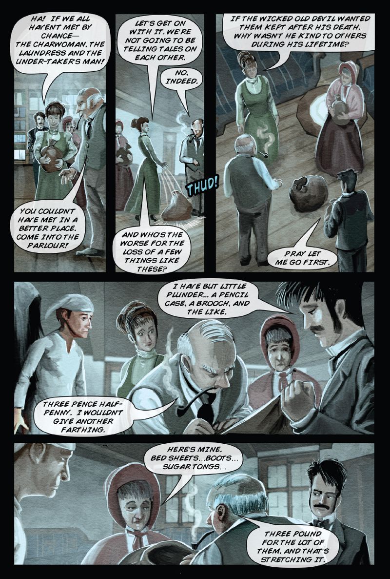 Read page 36 of A Christmas Carol graphic novel