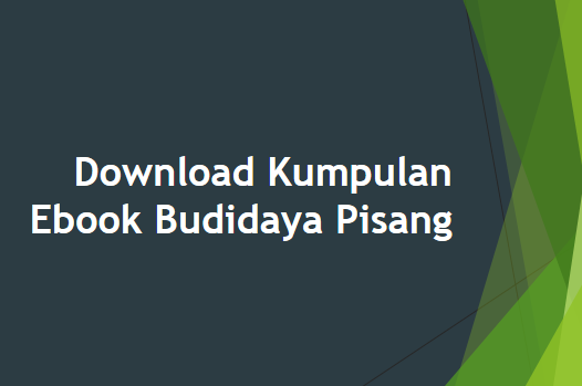 Download Kumpulan Ebook Budidaya Pisang
