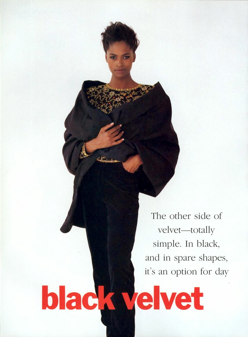 Models of Color: Vogue US October 1989: Karen Alexander