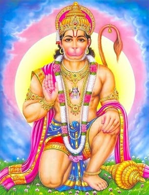 Picture of Lord Hanuman Hindu God of India