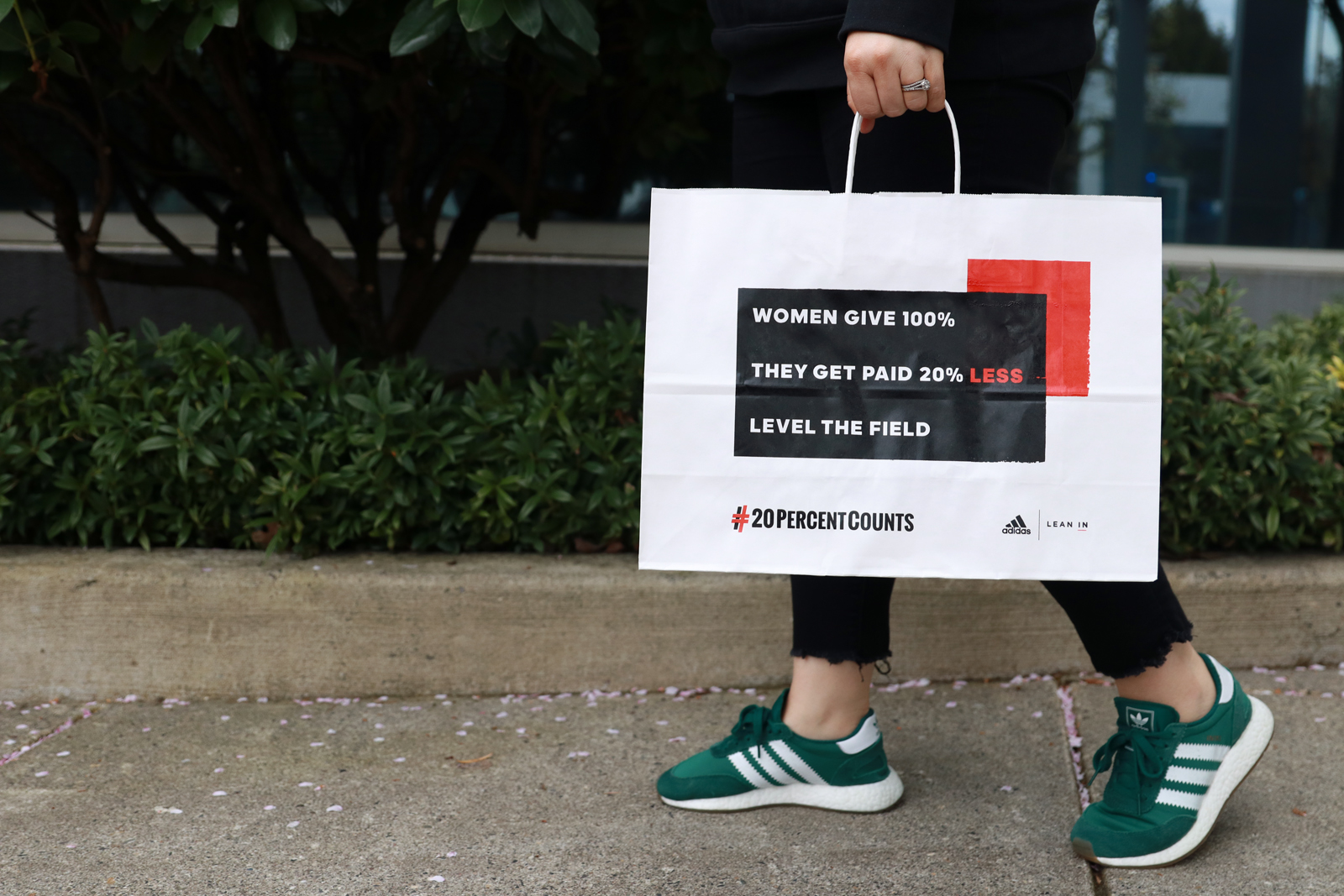 Adidas Partners With Lean In #20PercentCounts to Promote Equal Pay for ...