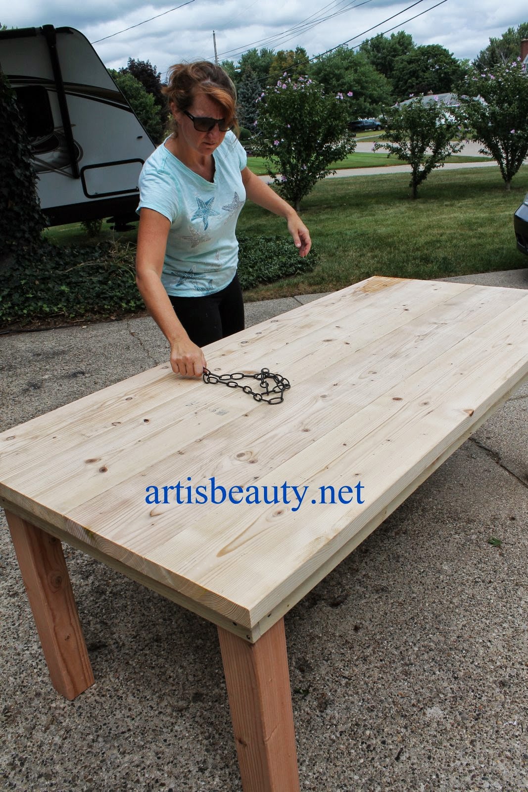 ART IS BEAUTY How to build your own FarmHouse Table for under 100
