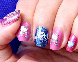 nails fancy kitty hello dema
