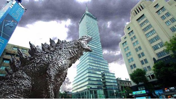 Indemnizará "Godzilla" a comerciantes afectados por filmación con 4 millones 714 mil 600 pesos a los vendedores.