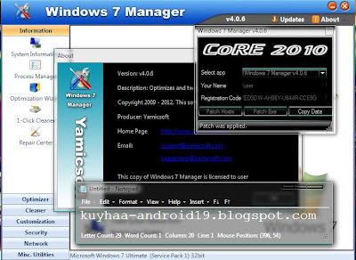 WINDOWS 7 MANAGER 4.0.6 TERBARU FULL